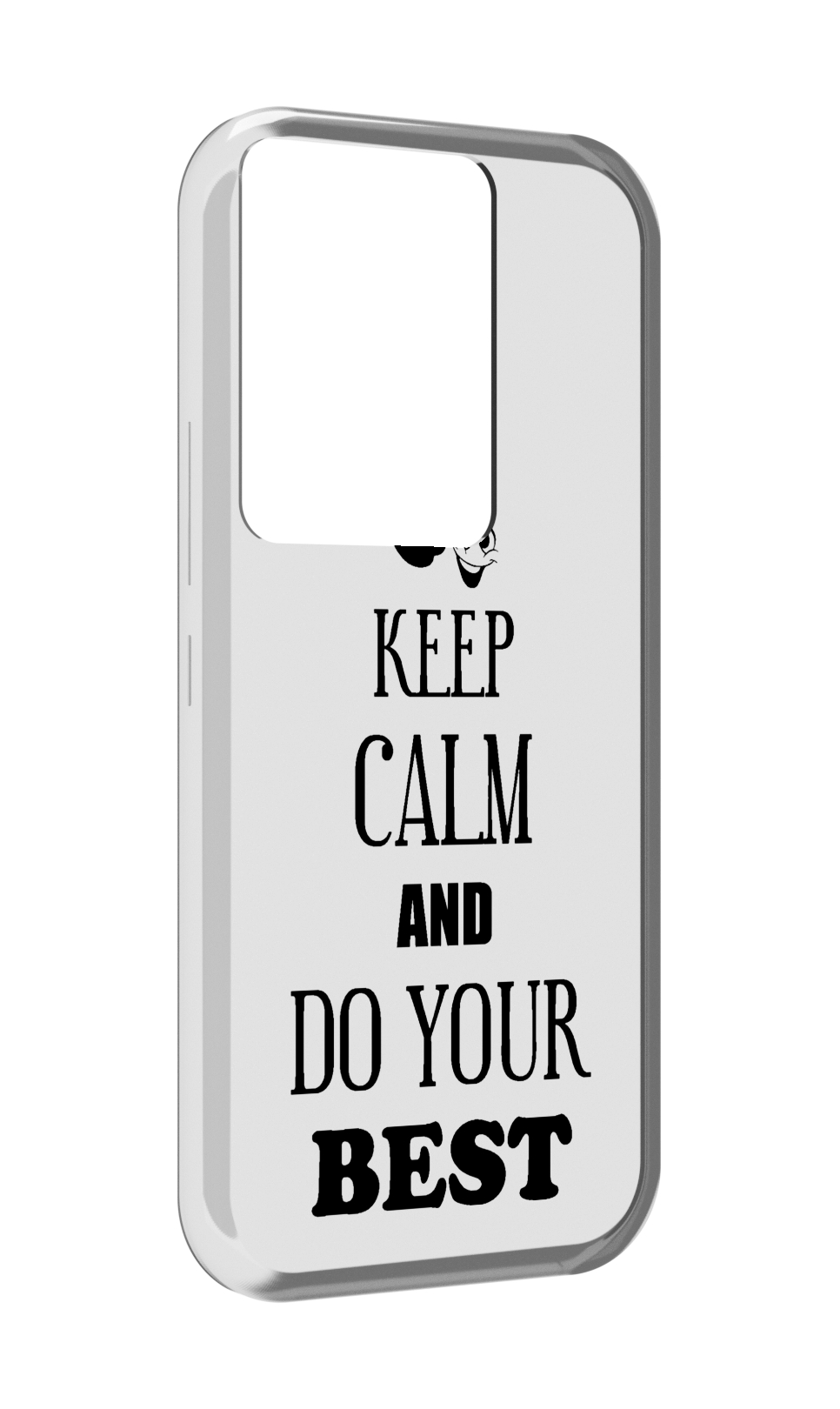 

Чехол MyPads keep-calm-and для Itel Vision 3 Plus / Itel P38 Pro, Прозрачный, Tocco