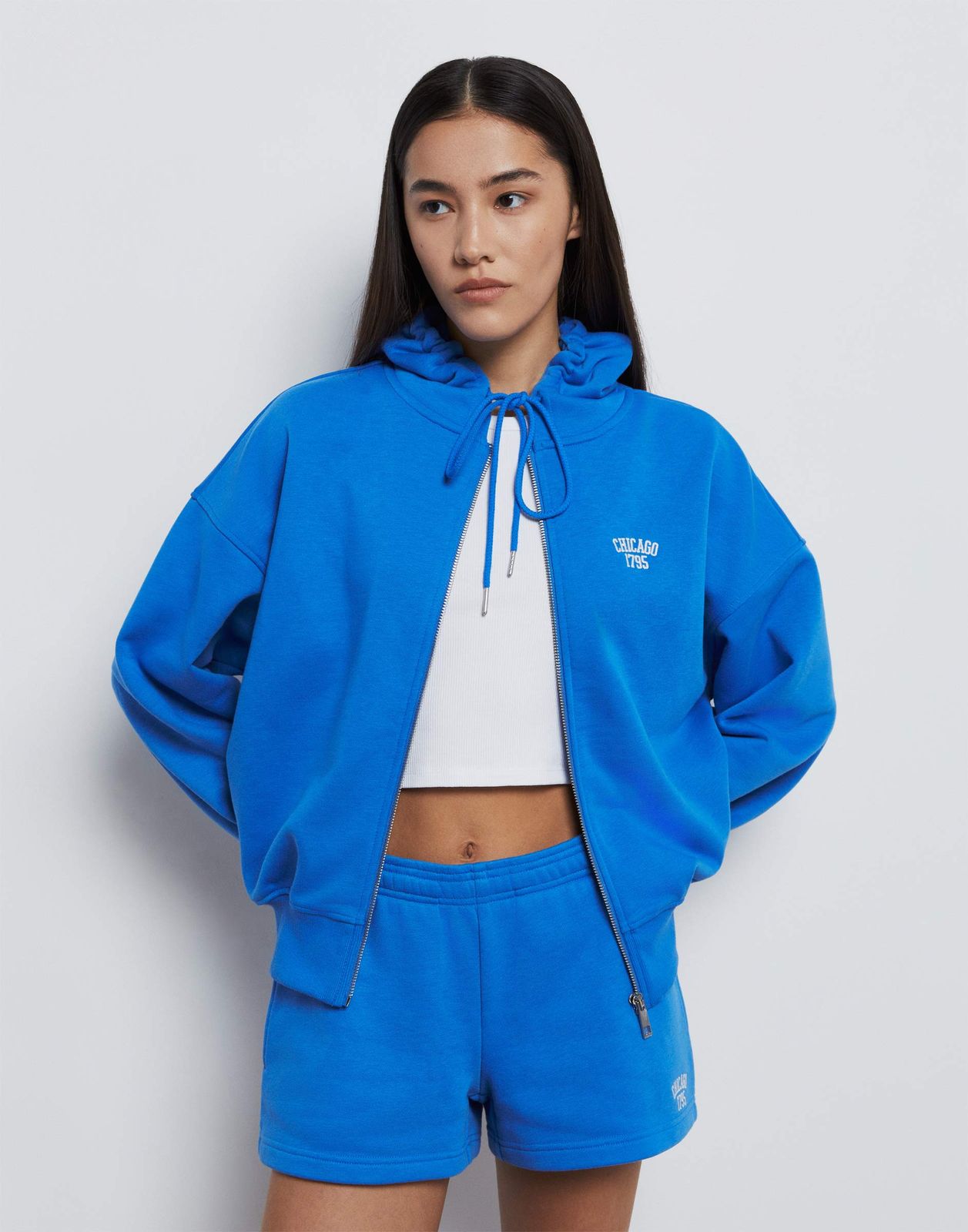 

Толстовка женская Gloria Jeans GAC022592 синий L/170, GAC022592