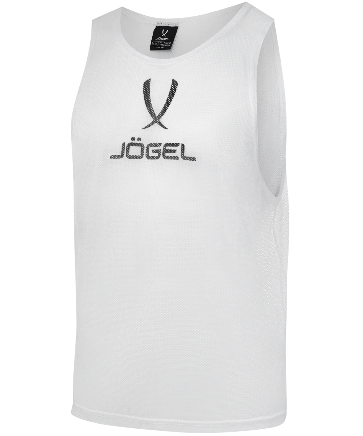 фото Манишка сетчатая training bib, белый l jogel