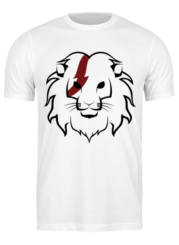 

Футболка мужская Printio Лев (lion) белая M, Белый, Лев (lion)