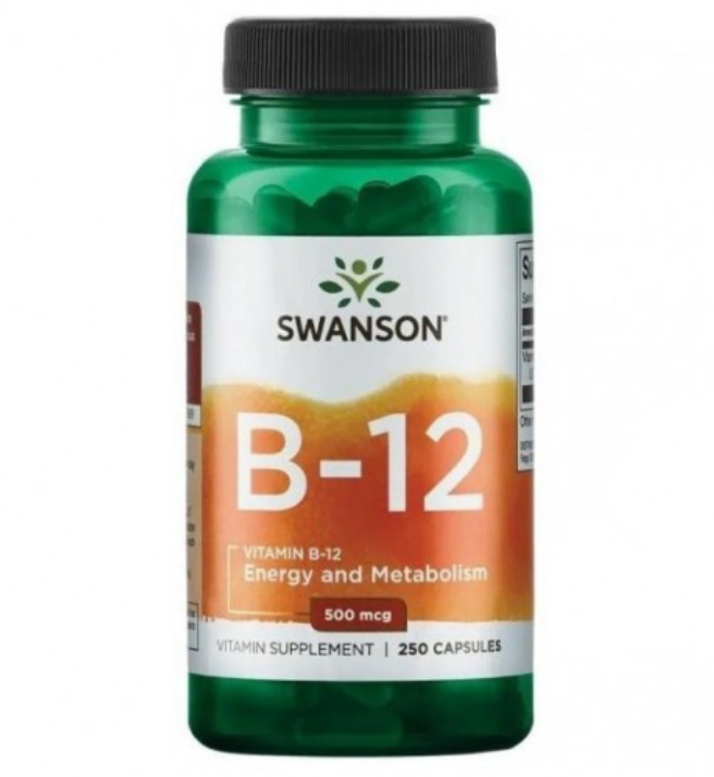 Swanson Vitamin B-12 500 мкг 250 капс