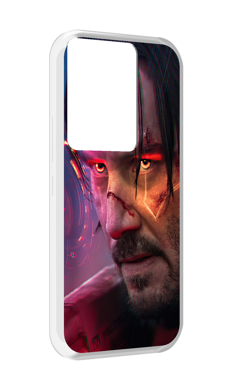 

Чехол MyPads cyberpunk 2077 Джонни Сильверхенд для Itel Vision 3 Plus / Itel P38 Pro, Прозрачный, Tocco