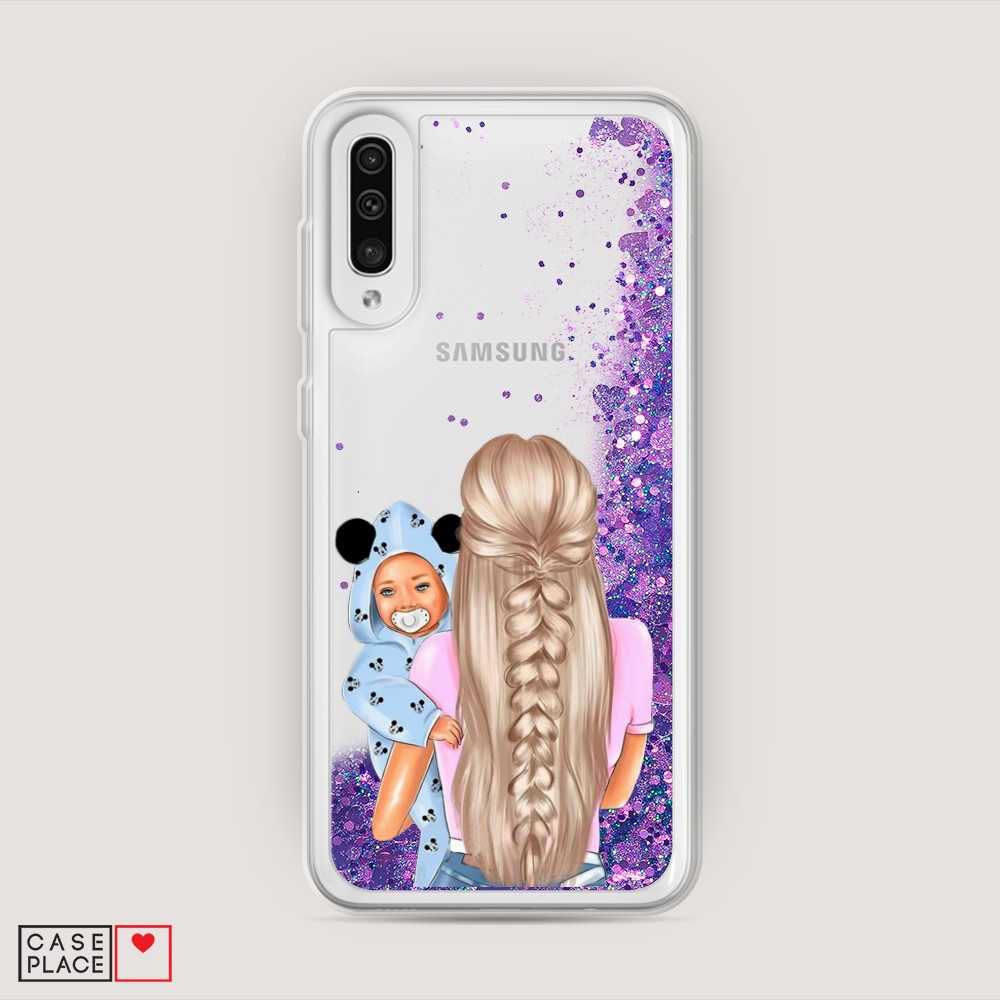 

Чехол Awog на Samsung Galaxy A50 "Молодая мама", Разноцветный, 27792-1