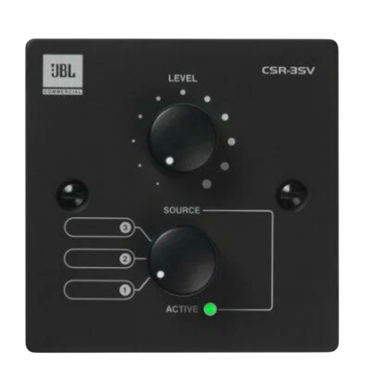 

Регулятор громкости JBL CSR-3SV-BLK, Черный, CSR-3SV-BLK
