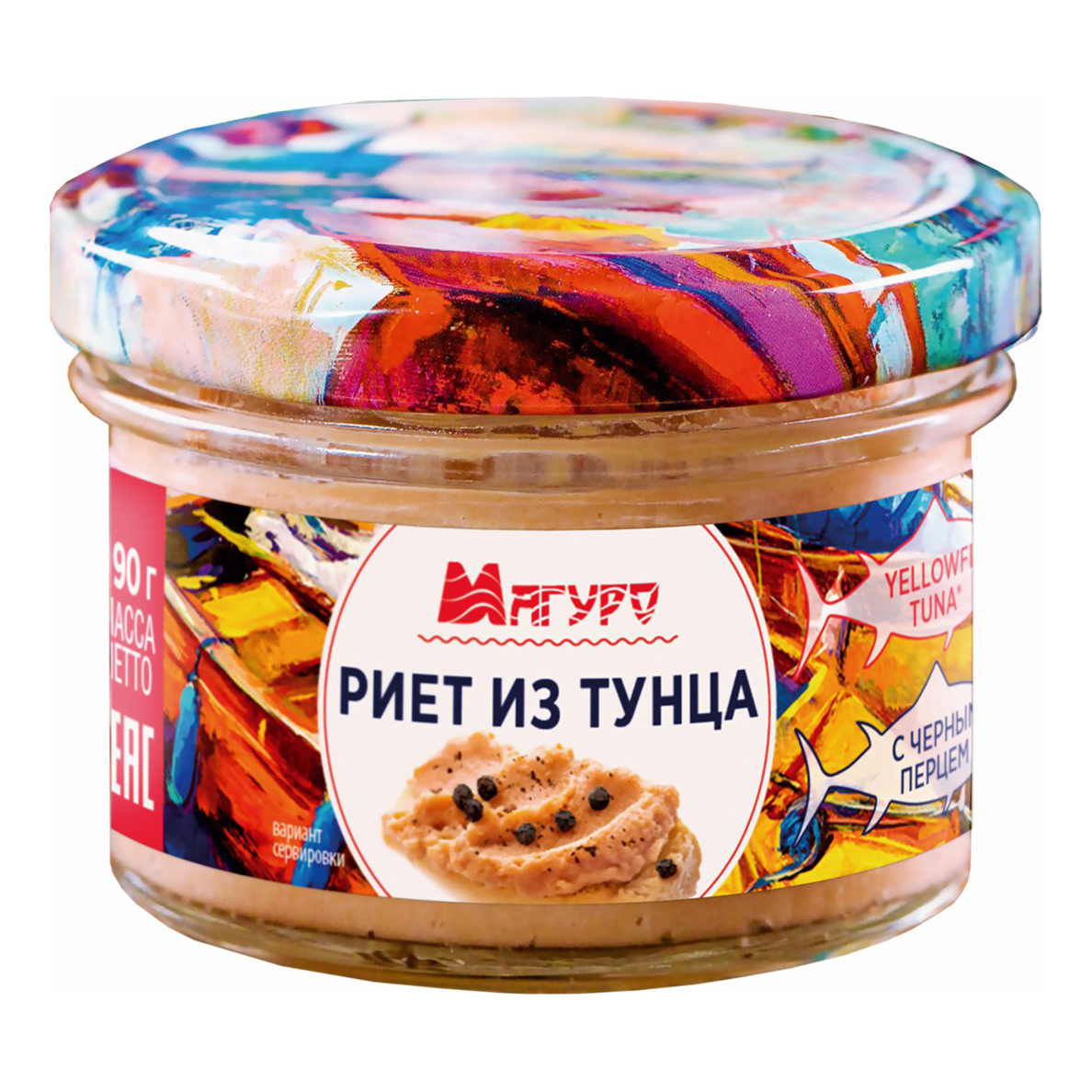 

Риет Магуро из тунца с черным перцем 90 г