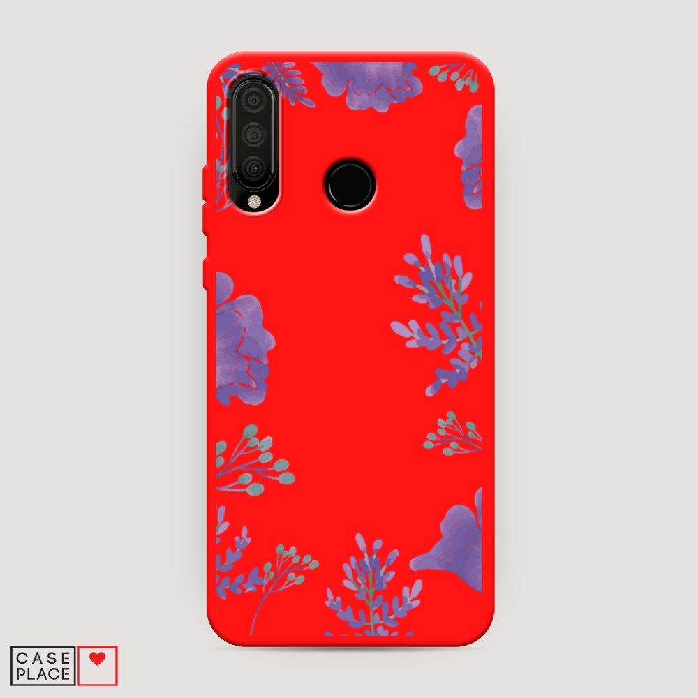 

Чехол Awog на Huawei P30 Lite/Honor 20S/Honor 20 Lite 2020 "Сиреневая цветочная рамка", Разноцветный, 67953-1
