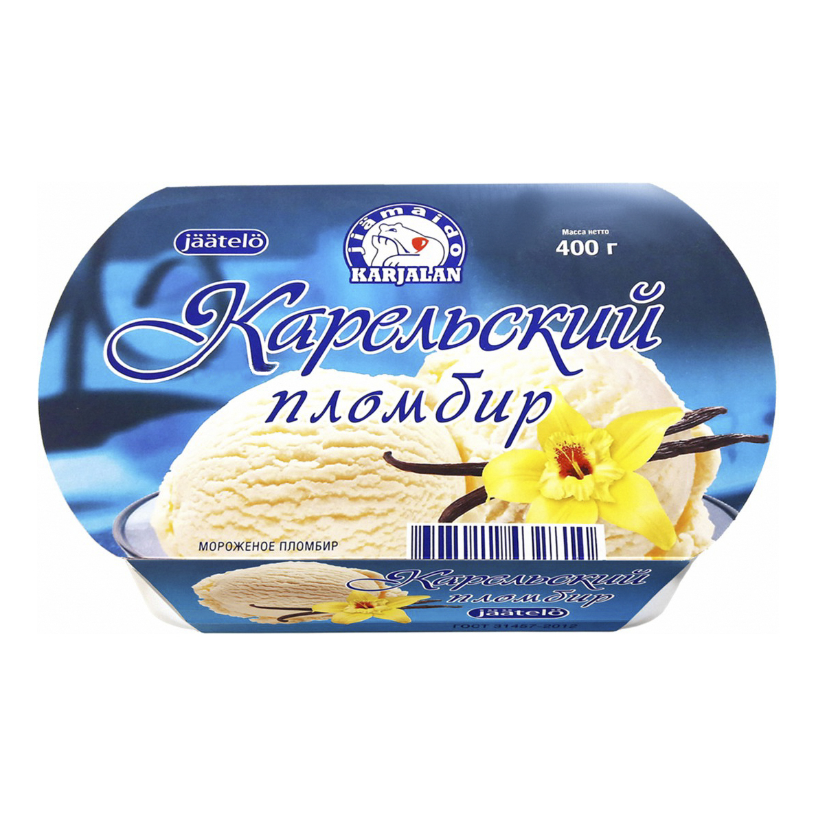 

Мороженое Jiamaido Karjalan Карельский пломбир 400 г