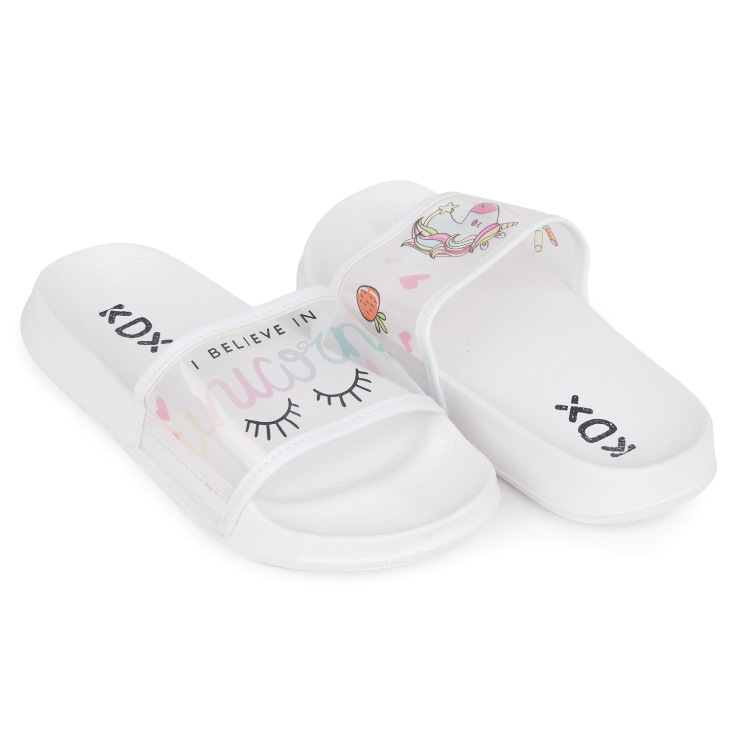 

Шлепанцы Kdx QLS21-11 white белый р.33, QLS21-11
