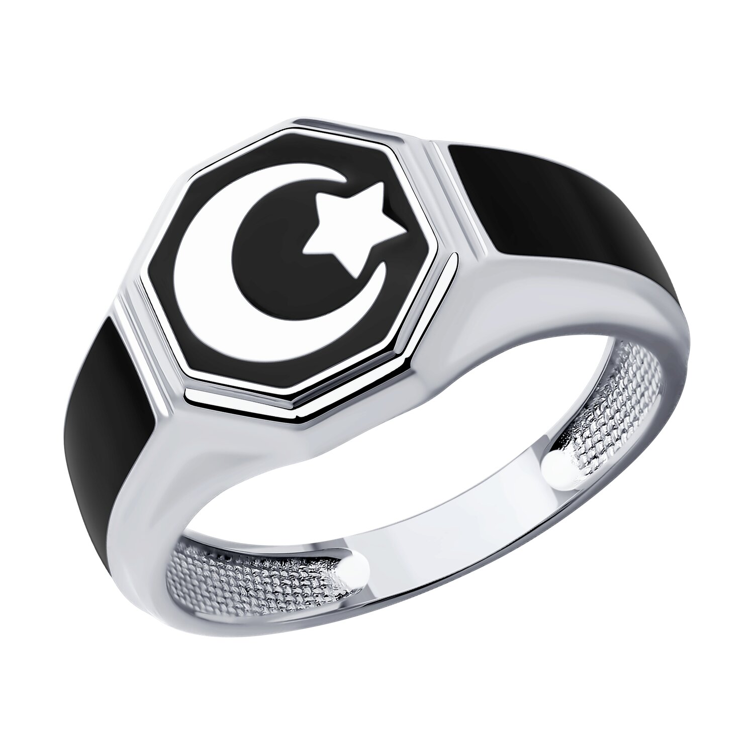 

Кольцо из серебра р. 22,5 SOKOLOV 94013732, эмаль, 94013732