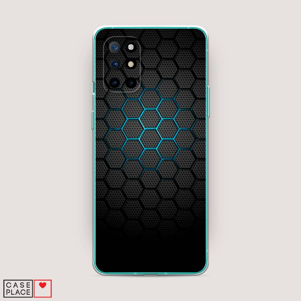 фото Чехол awog "бирюзовые соты" для oneplus 8t
