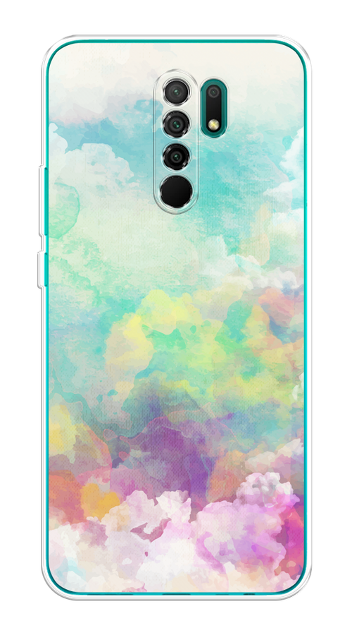 

Чехол на Xiaomi Redmi 9 "Воздушное небо", Белый;голубой;розовый;желтый, 38350-1