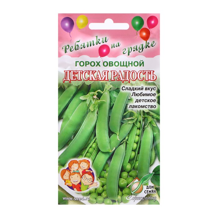 

Семена Горох "Детская Радость", 50 шт овощной (3 шт.)