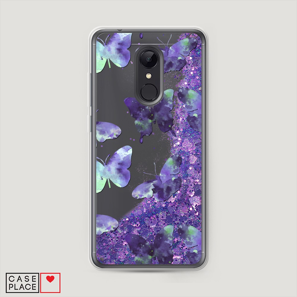 

Чехол Awog на Xiaomi Redmi 5 "Бабочки отпечатки", Разноцветный, 33092-1