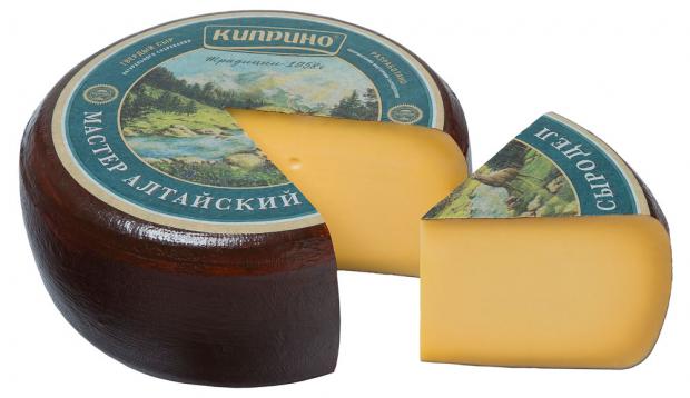 

Сыр твердый Киприно Мастер Алтайский сыродел 50%