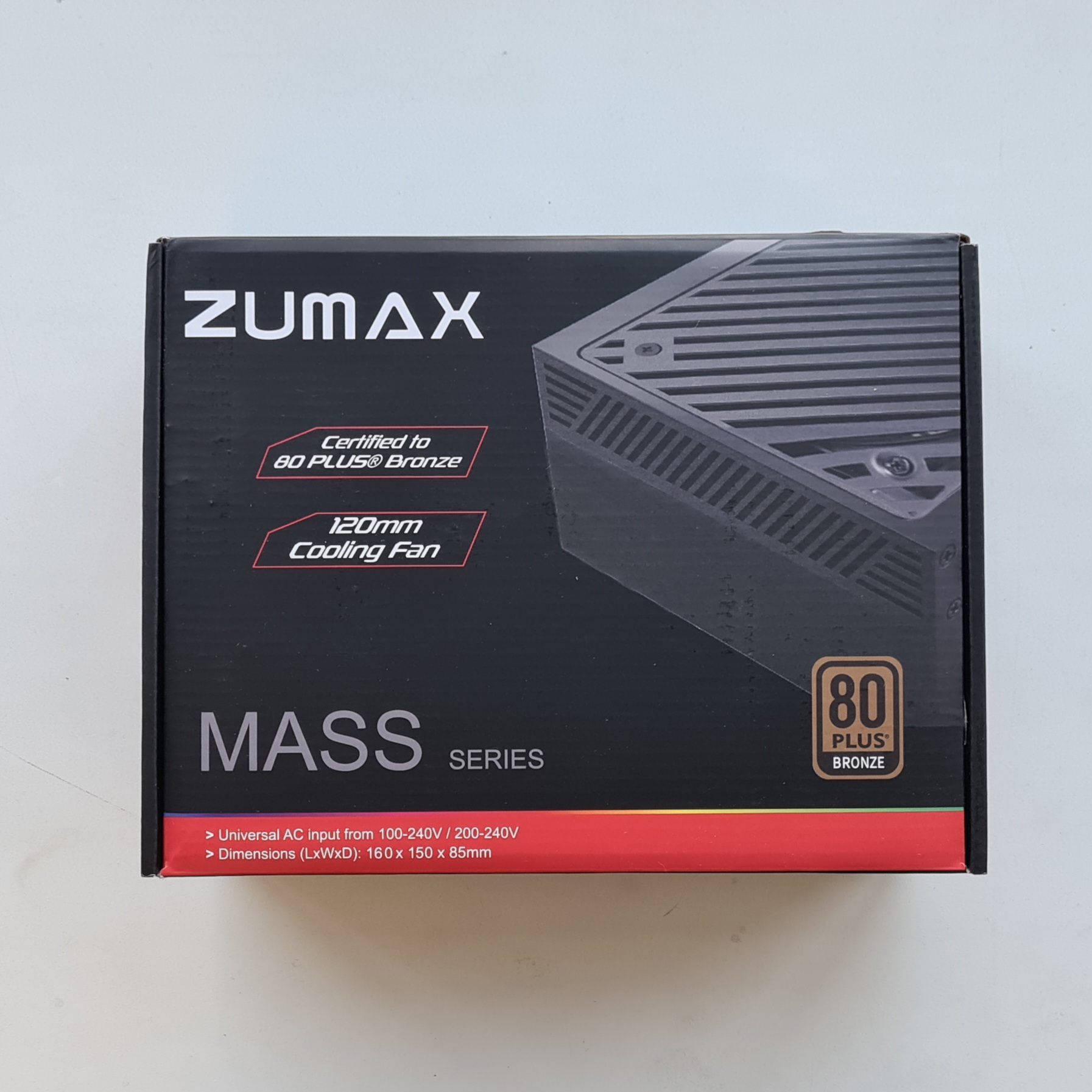 

Блок питания ZUMAX 650W BRONZE 80 PLUS, Черный