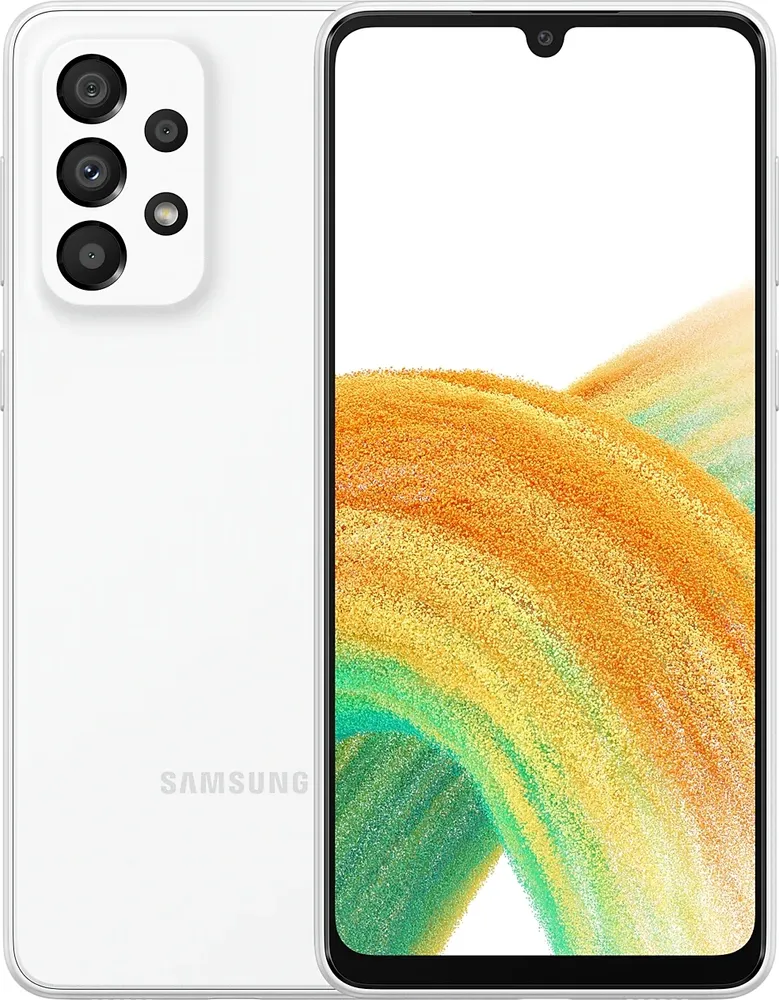 

Смартфон Samsung Galaxy A33 5G 6/128GB White (SM-A336B/DS), Galaxy A33 5G SM-A336B/DS 6/128Gb White