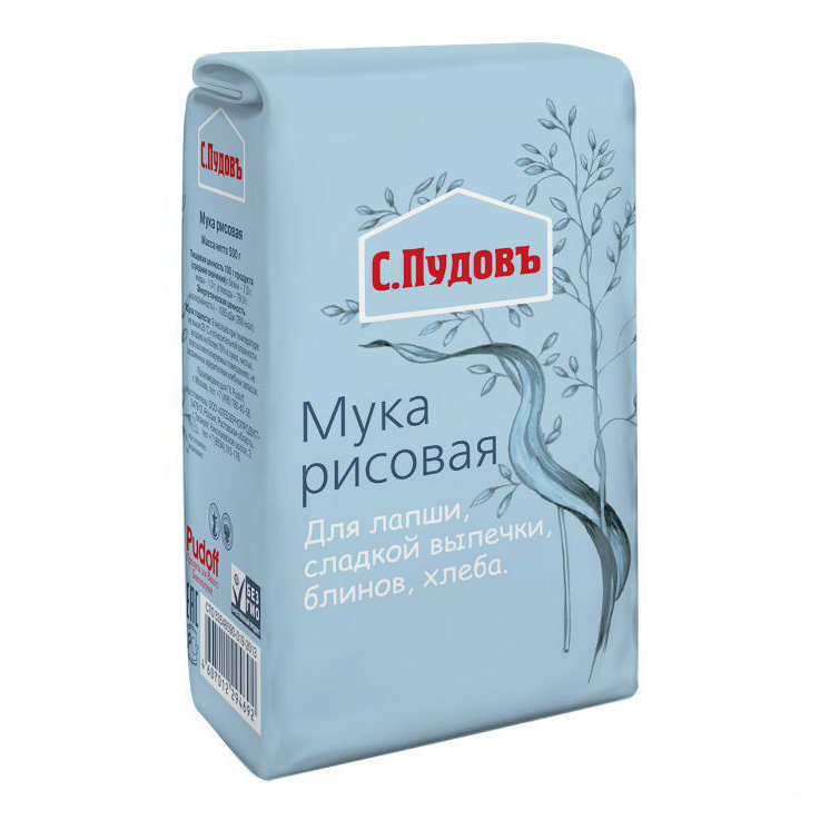 

Мука С.Пудовъ рисовая 500 г