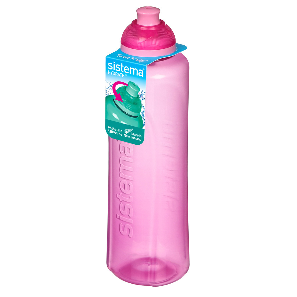 Бутылка для воды Sistema Hydrate розовый 480 мл