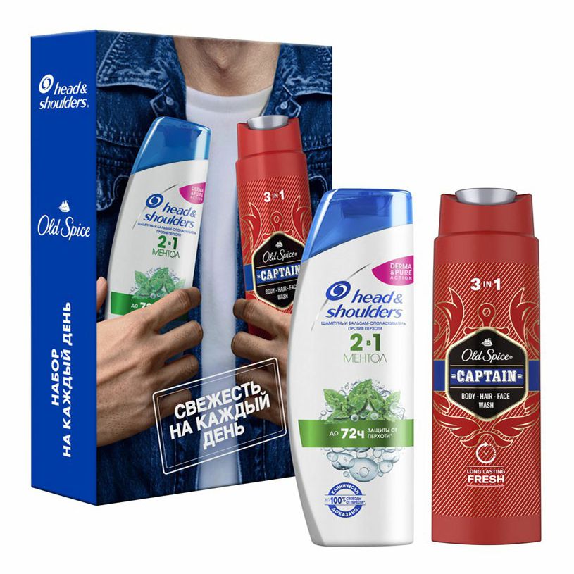 Косметический набор для волос и тела Head Shoulders Men для мужчин 2 предмета 243₽