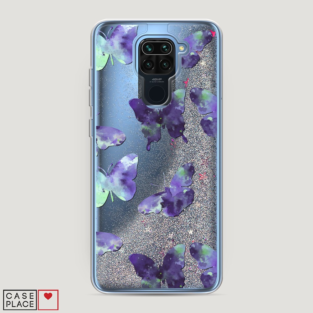 

Чехол Awog на Xiaomi Redmi 10X 4G/Note 9 "Бабочки отпечатки", 38291-1