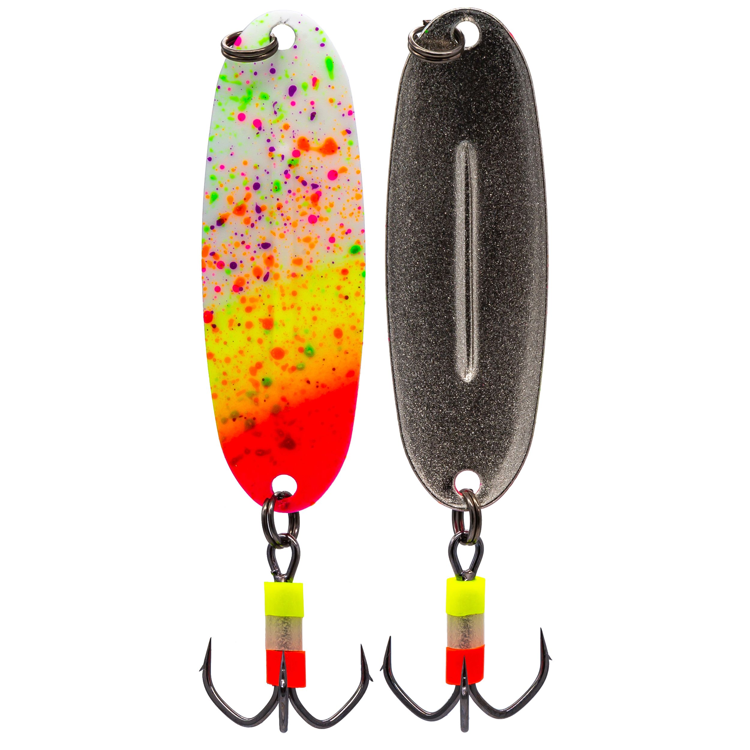 

Зимняя блесна ручной работы на форель G2 Willy 7 гр 57 мм цвет uv23 glow, ручной работы на форель Willy