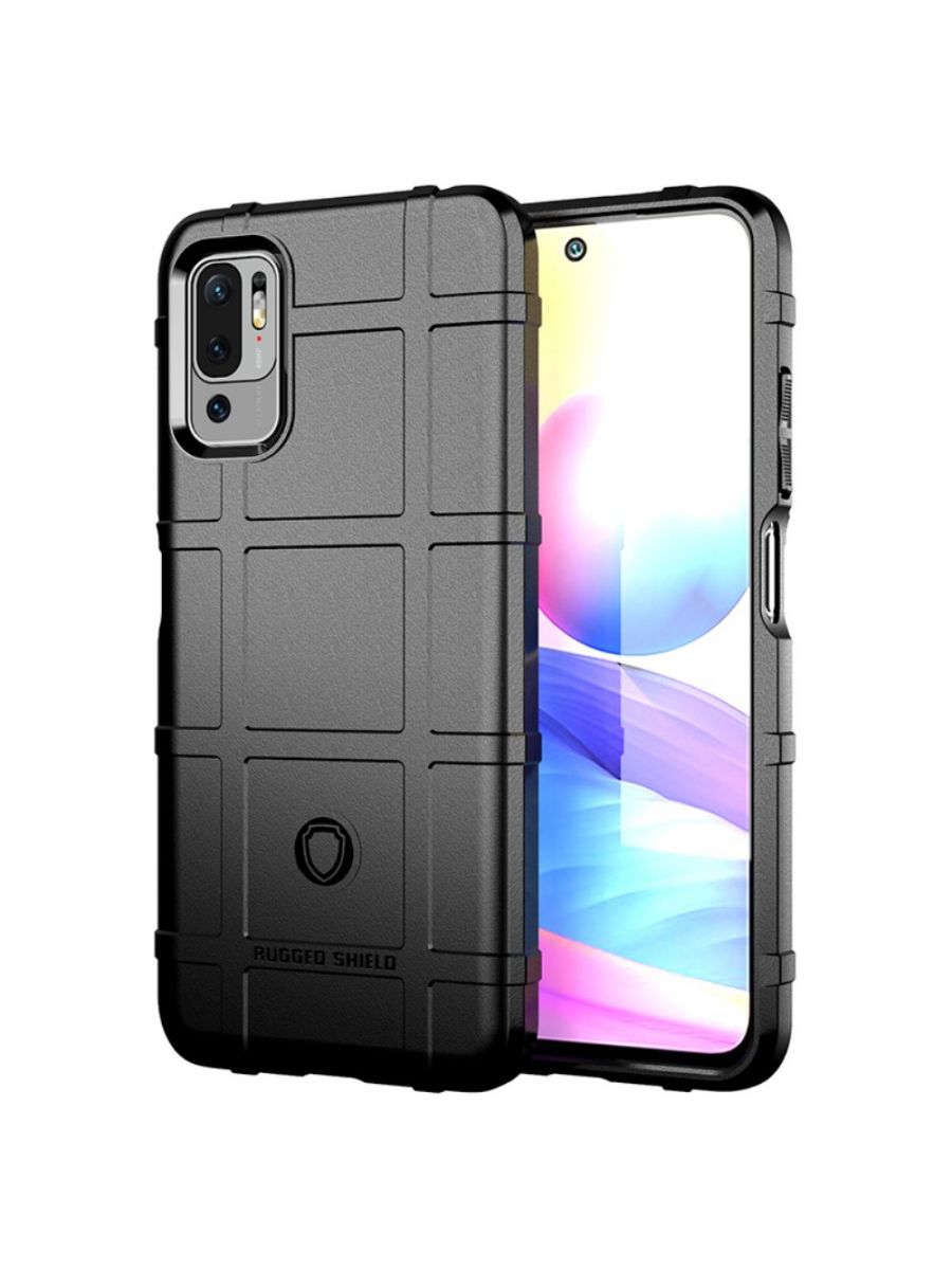 

Чехол Rugged для смартфона Xiaomi Redmi Note 10T, Poco M3 Pro Черный