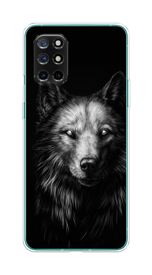 

Чехол Awog на OnePlus 8T / ВанПлас 8T "Волк черно белый", Серый;бежевый;белый, 151150-1