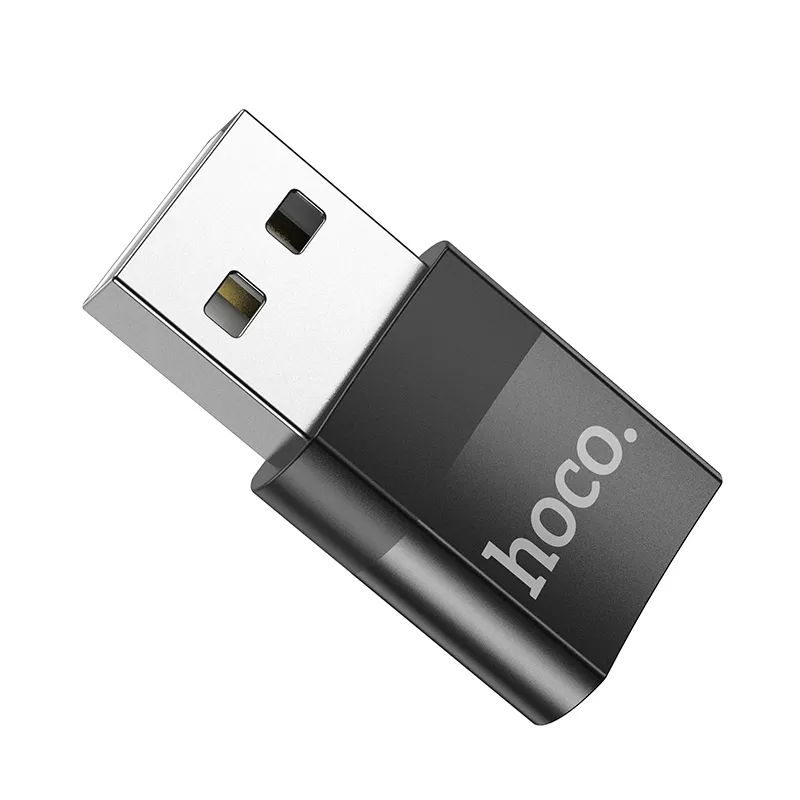 Переходник Hoco UA17 USB to type-c 2010880283 Черный