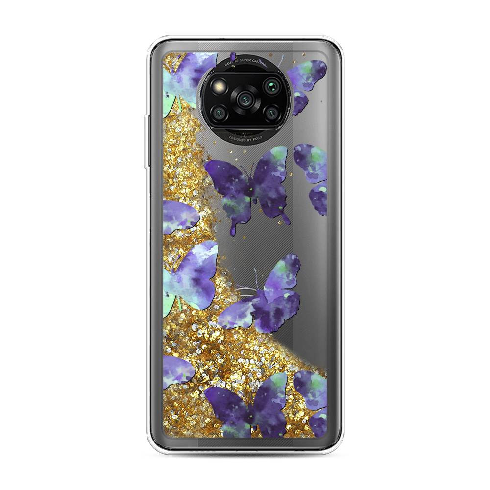 

Чехол Awog на Poco X3/X3 Pro "Бабочки отпечатки", 310690-1