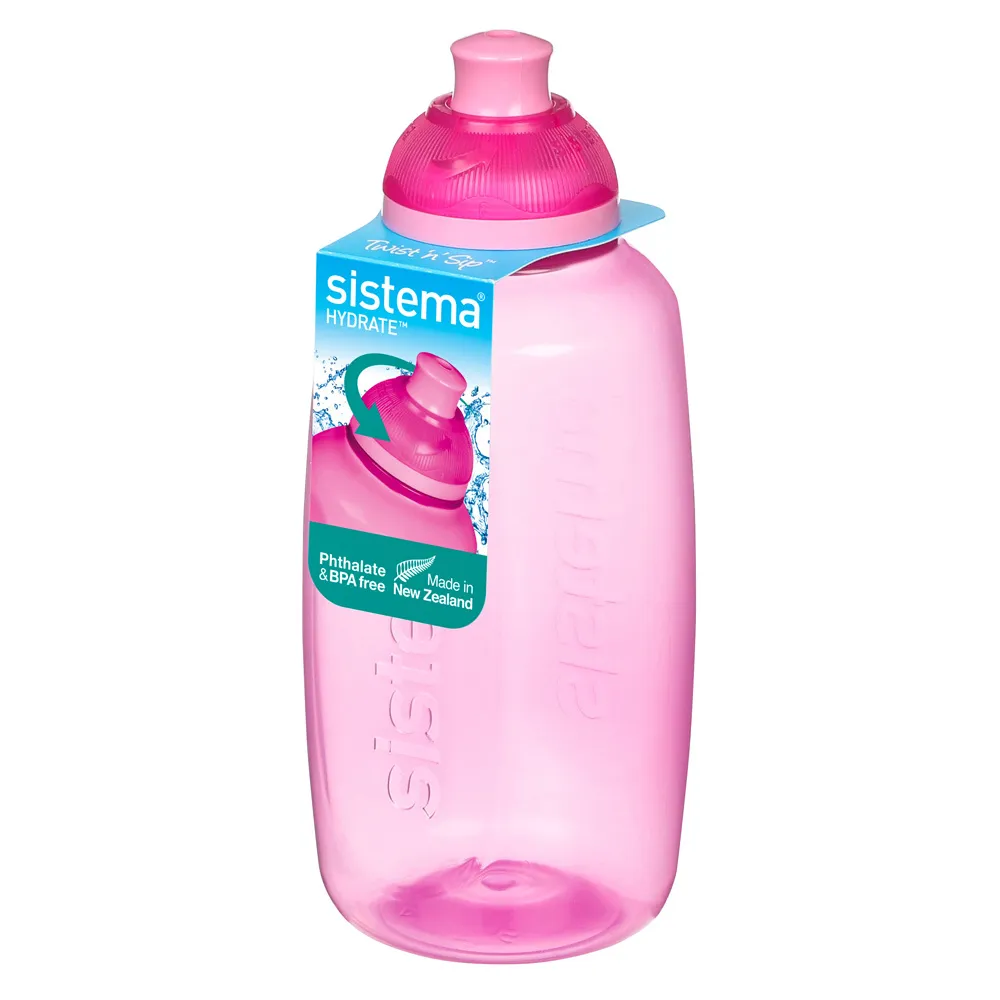

Бутылка для воды Sistema Hydrate розовый 380 мл