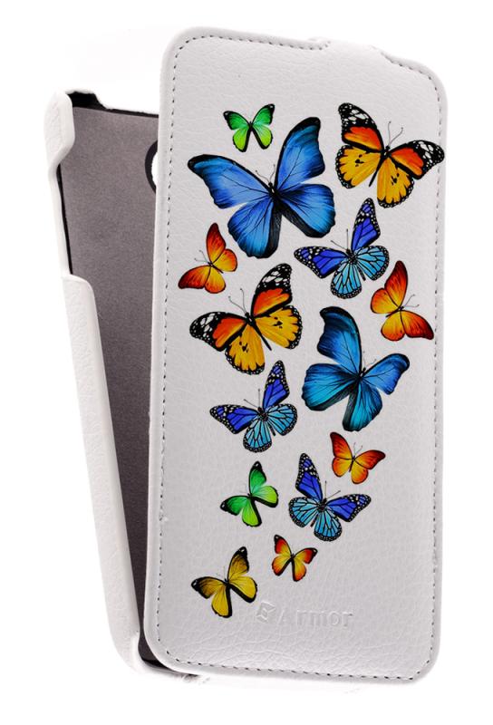 

Кожаный чехол для Lenovo A680 Armor Case "Full" (Белый) (Дизайн 3/3)