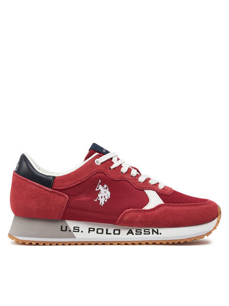 Кроссовки мужские U.S. POLO Assn. CleeF006 CLEEF006/4TS1 красные 42 EU