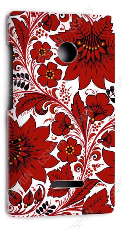 

Чехол Aksberry для Microsoft Lumia 532 Дизайн 146, Белый