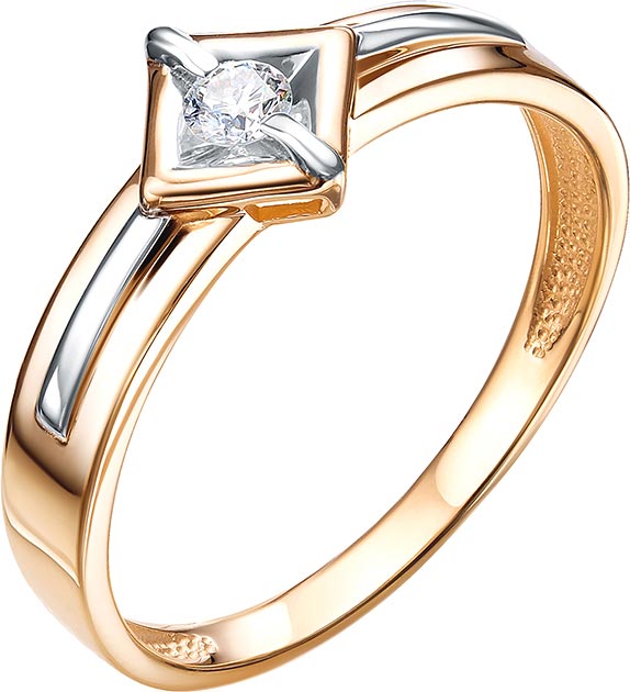 

Кольцо из красного золота с бриллиантом р. 17,5 Vesna jewelry 11632-151-00-00, 11632-151-00-00