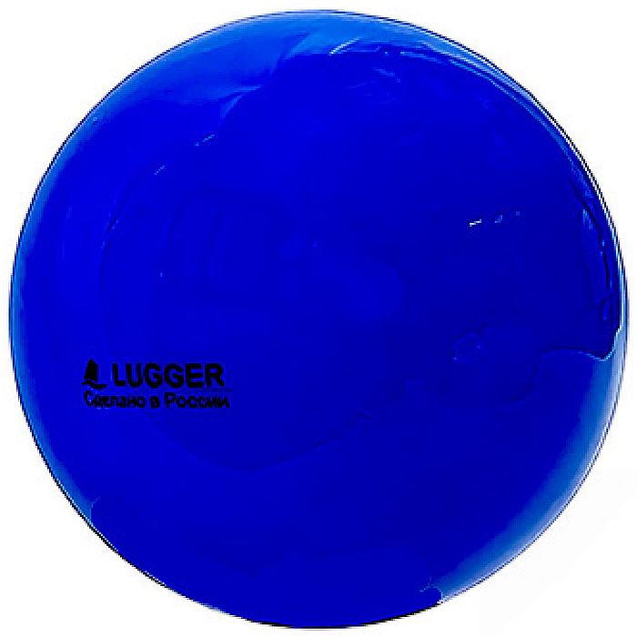 

Мяч для художественной гимнастики LUGGER d=15 см, однотонный (синий), d=15 см однотонный