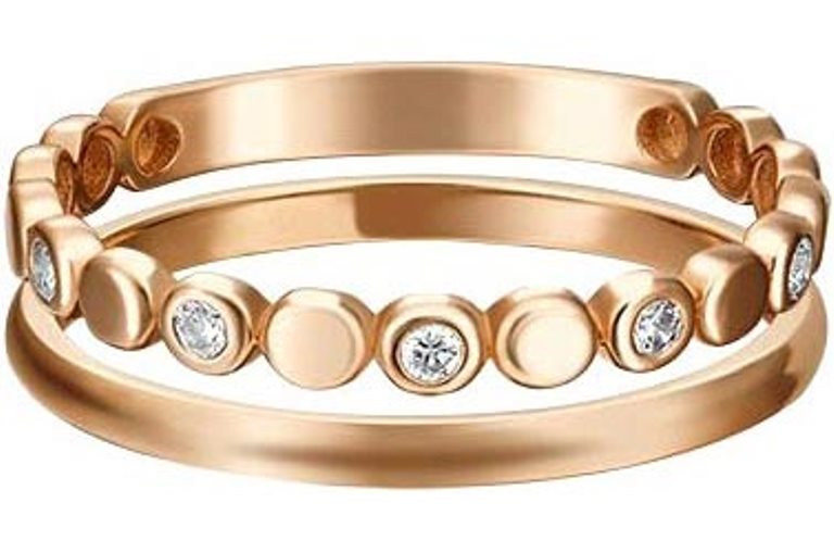 

Кольцо из красного золота с фианитом р. 17,5 PLATINA jewelry 13-0001-00-401-1110-48, 13-0001-00-401-1110-48