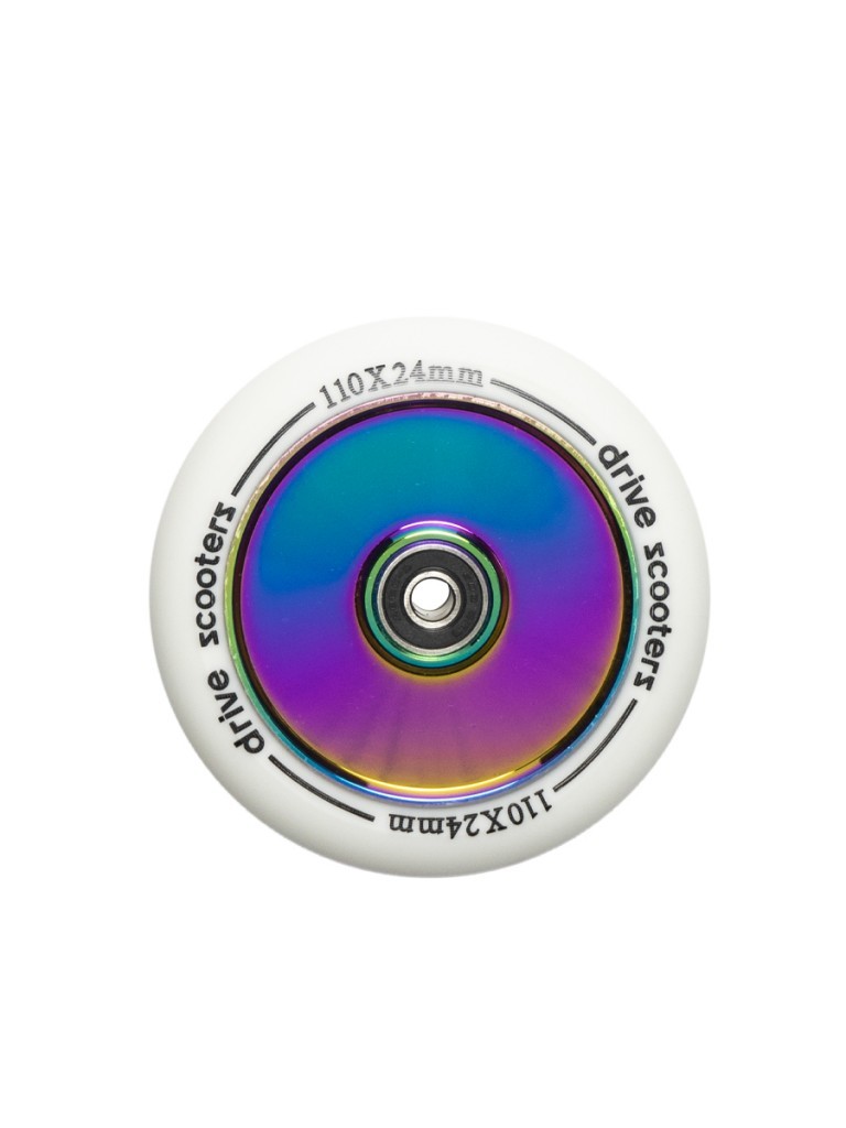 

Колеса для самоката Drive Scooters Soul 110mm white/neo chrome, Колесо Drive Scooters Soul 110mm white/neo chrome