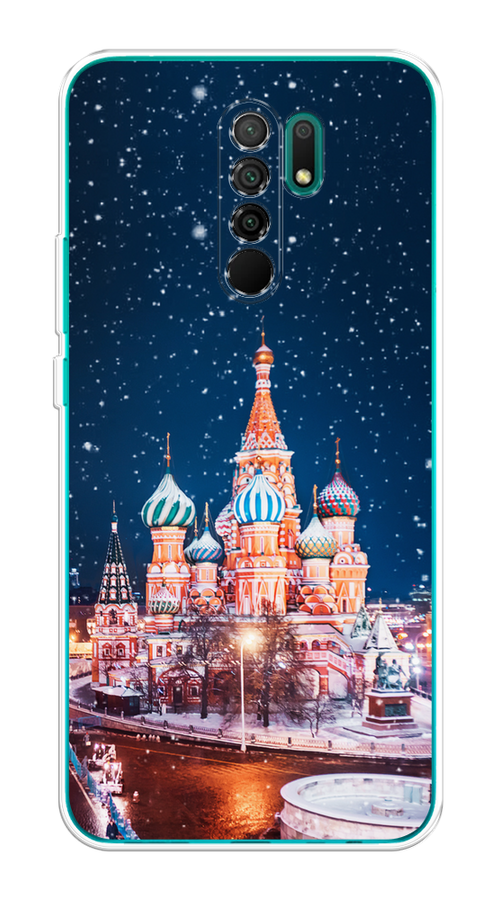 

Чехол на Xiaomi Redmi 9 "Москва 1", Коричневый;синий;белый, 38350-1