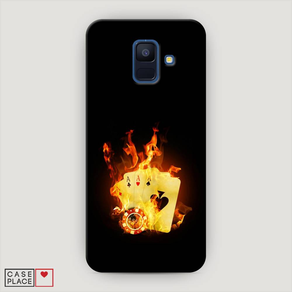 

Чехол Awog "Горящие карты" для Samsung Galaxy A6