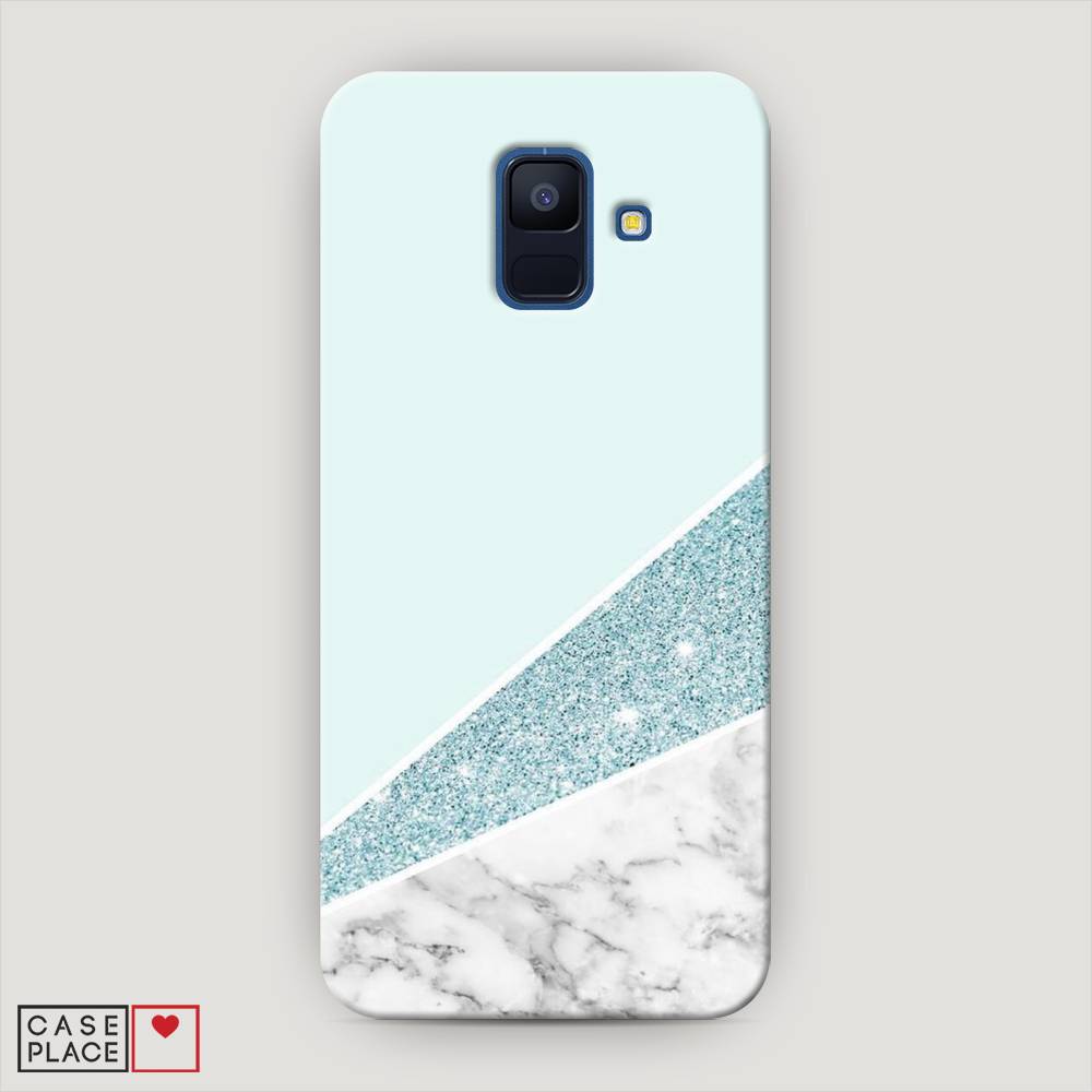 

Чехол Awog "Мрамор с голубыми блестками" для Samsung Galaxy A6