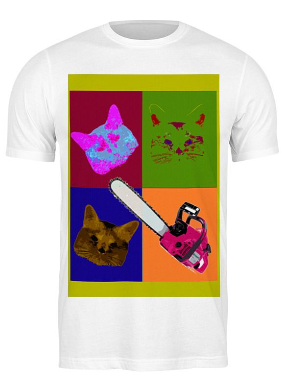 

Футболка мужская Printio Pop-art белая M, Белый, Pop-art