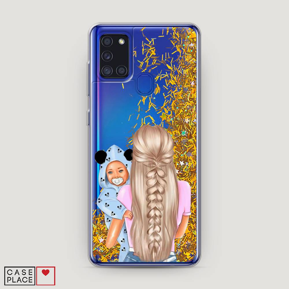 

Чехол Awog на Samsung Galaxy A21s / Самсунг A21s "Молодая мама", Разноцветный, 2100290-1