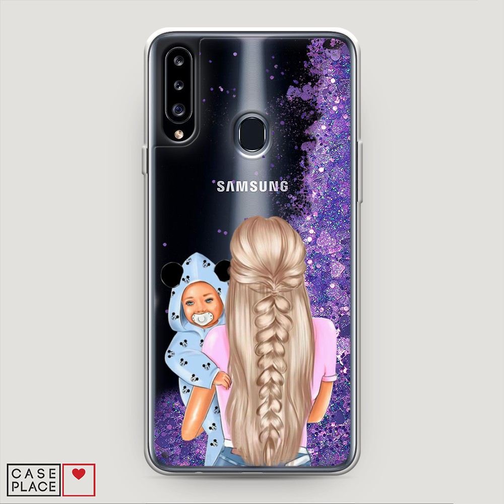 

Чехол Awog на Samsung Galaxy A20s / Самсунг A20s "Молодая мама", Разноцветный, 2100892-1