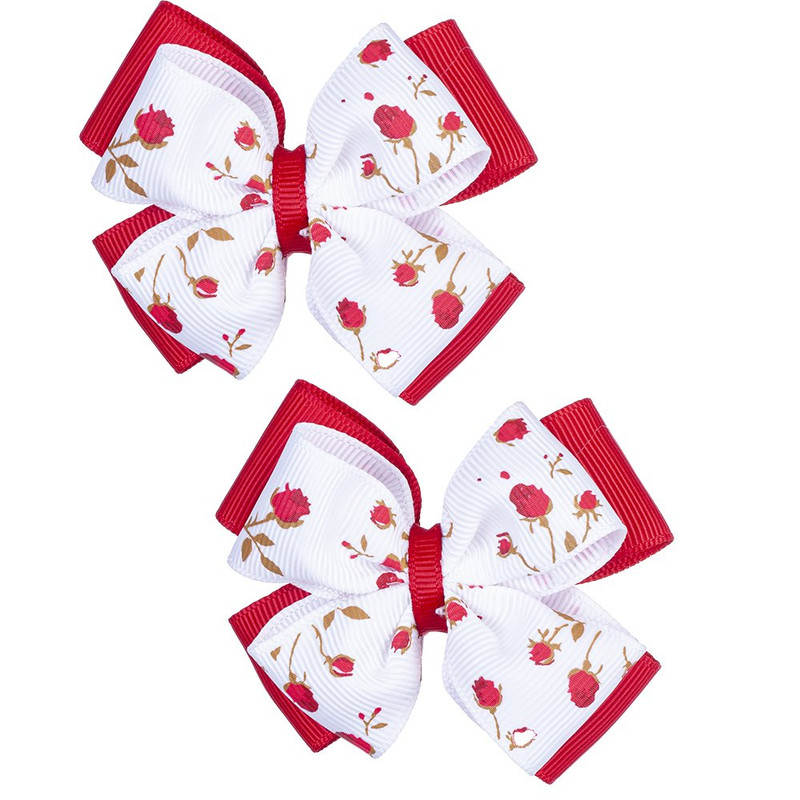 

Бант цветы на резинке Babys Joy 2 шт красные MN204-2-49-7