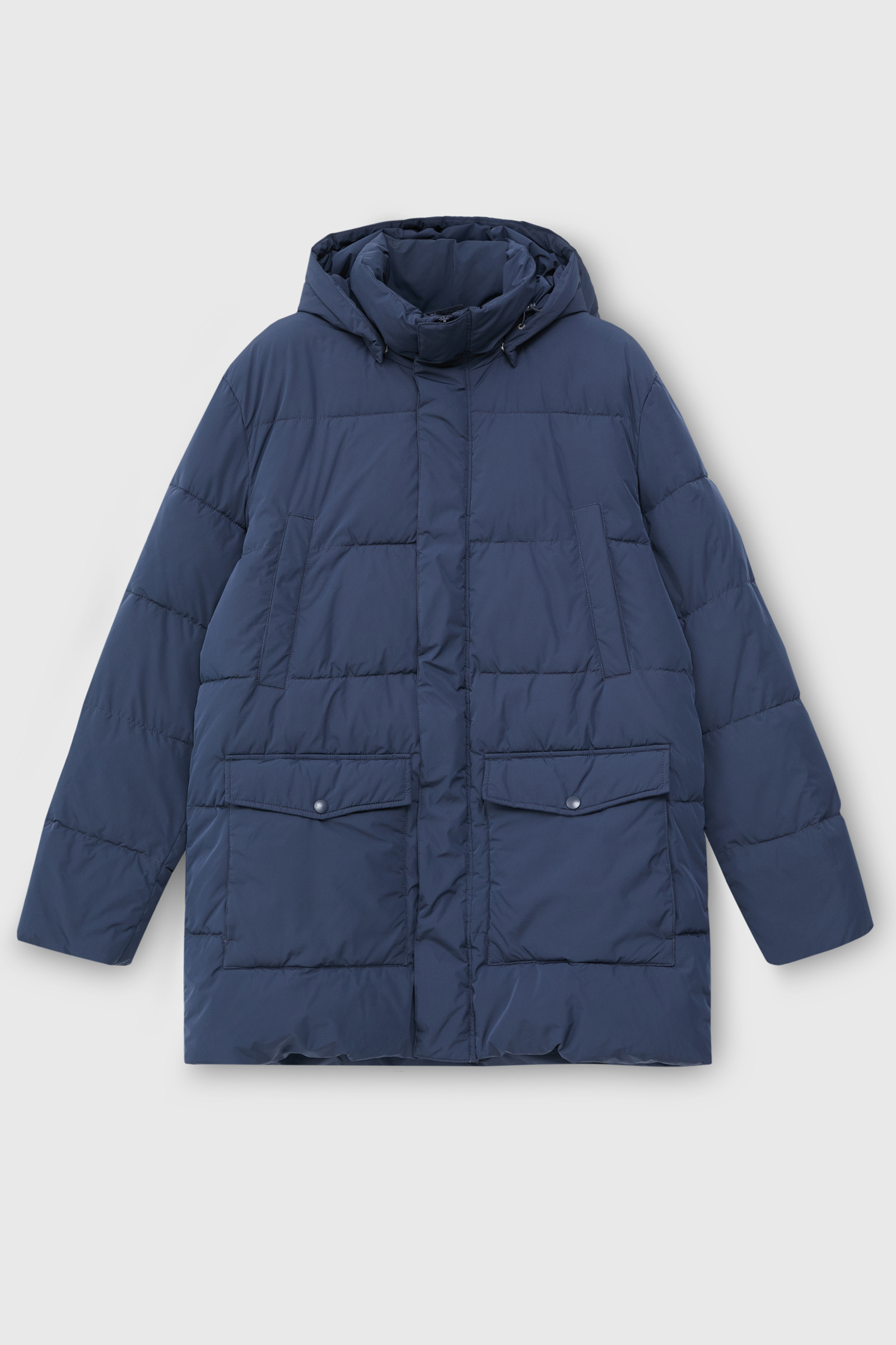 

Пуховик мужской Finn Flare FAC21005B синий 5XL, FAC21005B
