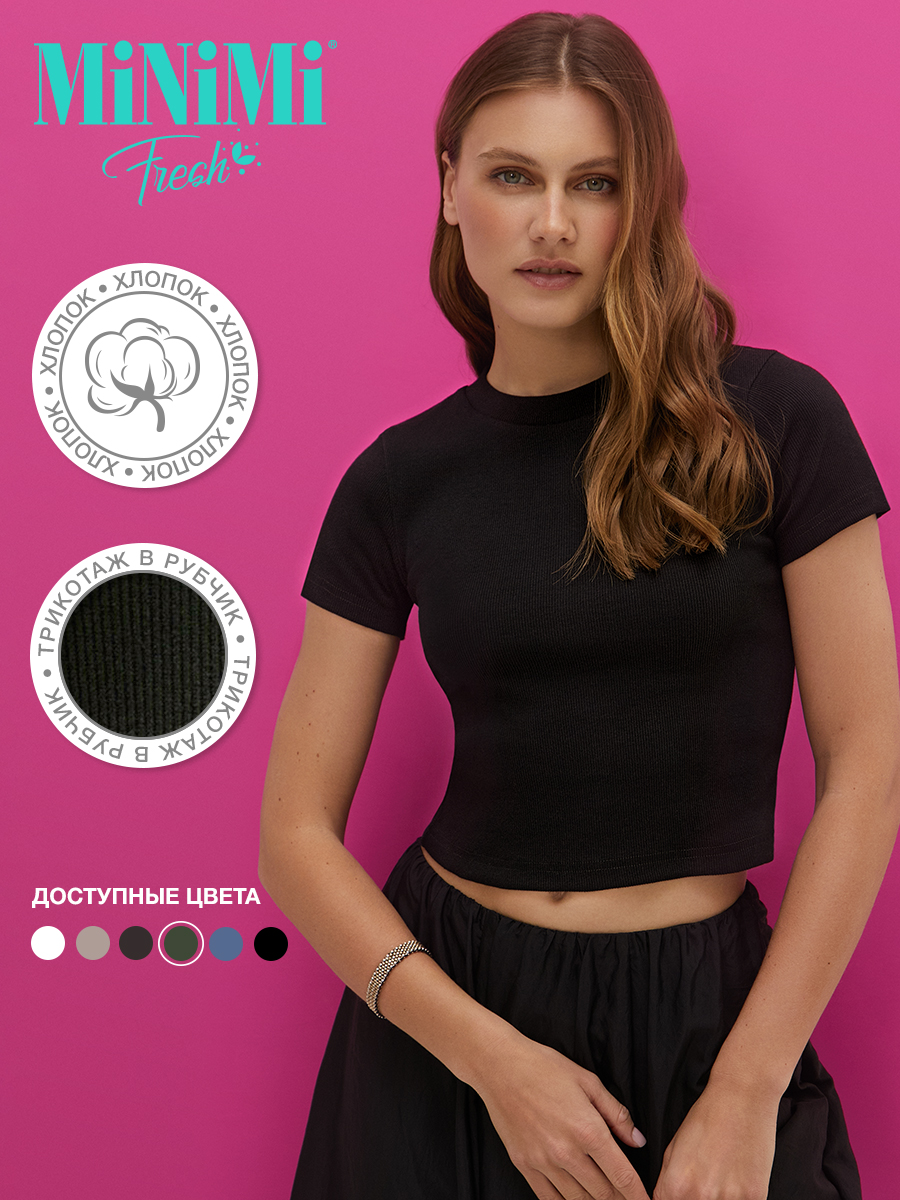 

Топ женский Minimi 1421С черный L, 1421С
