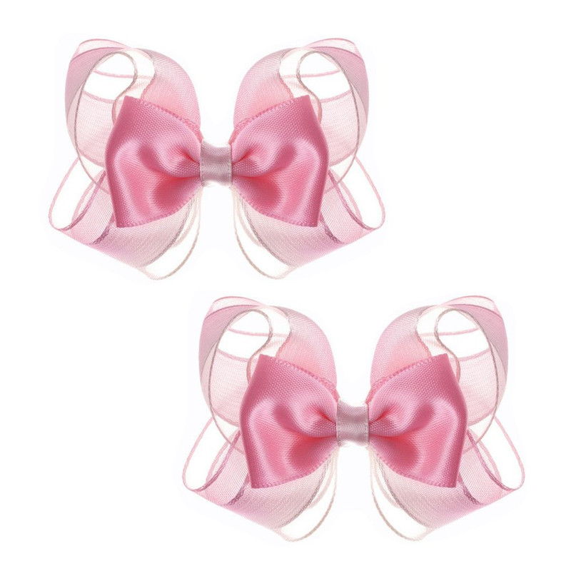 

Бант на резинке Babys Joy 2 шт розовый BN82-2-5