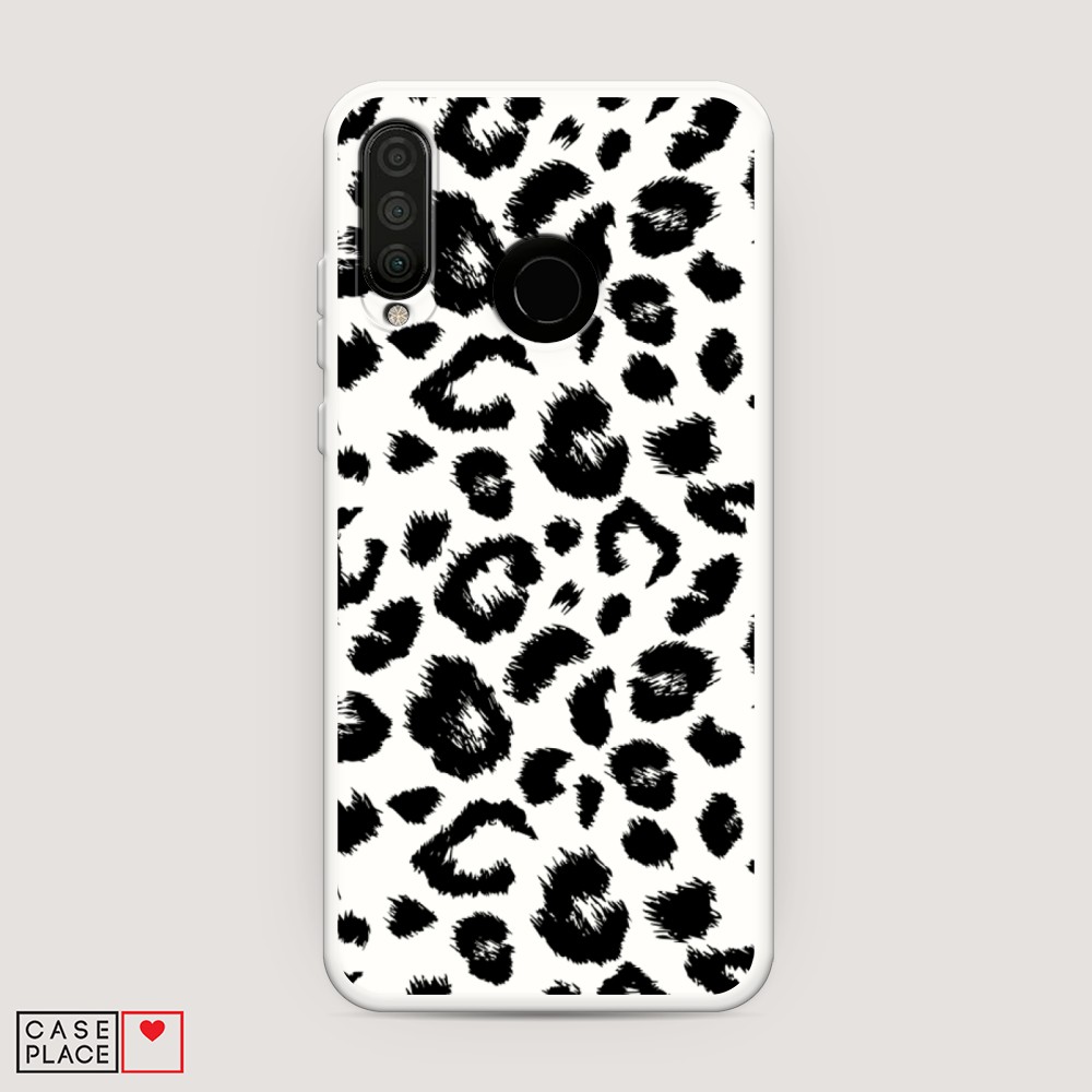 

Матовый силиконовый чехол "Листья папоротника рамка" на Huawei P30