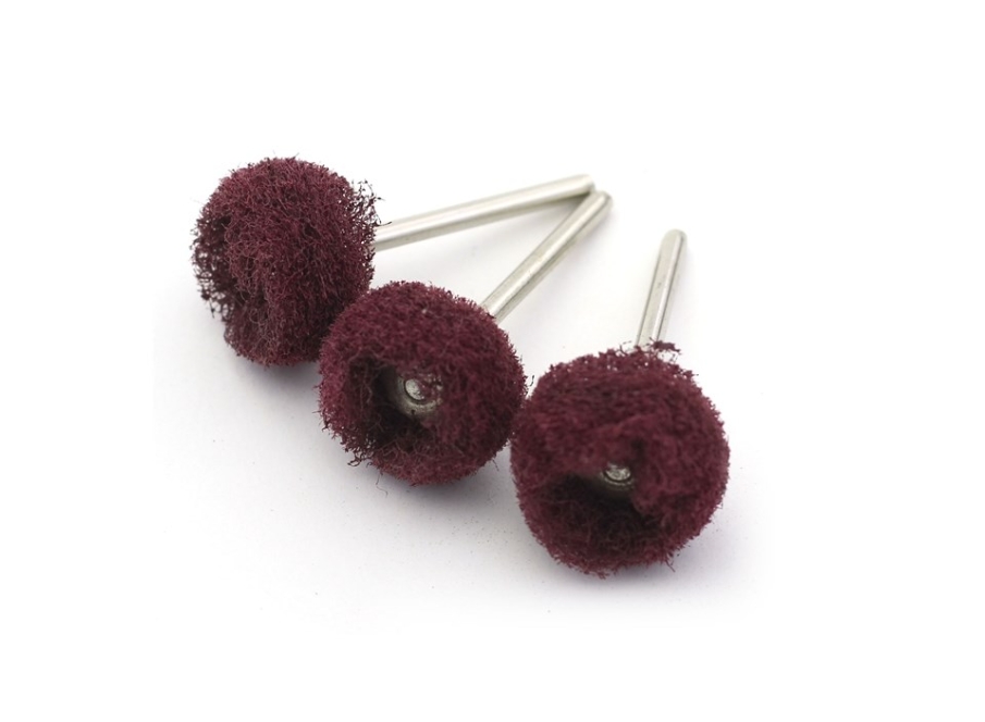 2173 Диск полировочный, полимер, 22 мм, красный 400, 3шт./уп., блистер