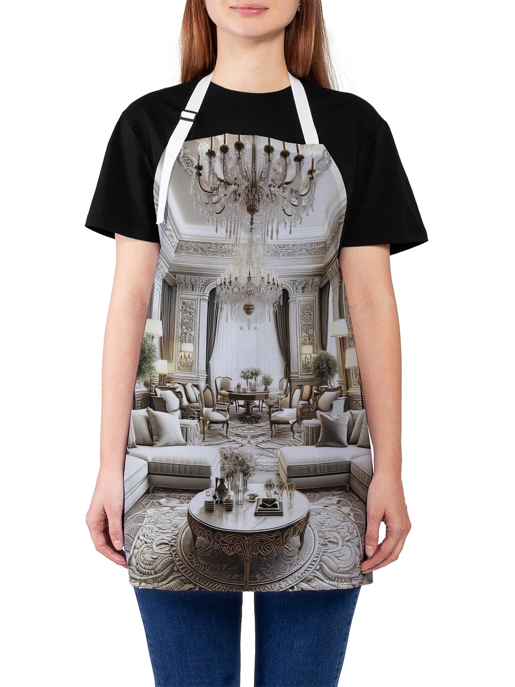 

Фартук кухонный JoyArty Зал с диванами, ap_429975, Серый